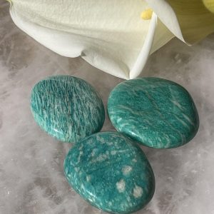 Amazonite Palm Stones